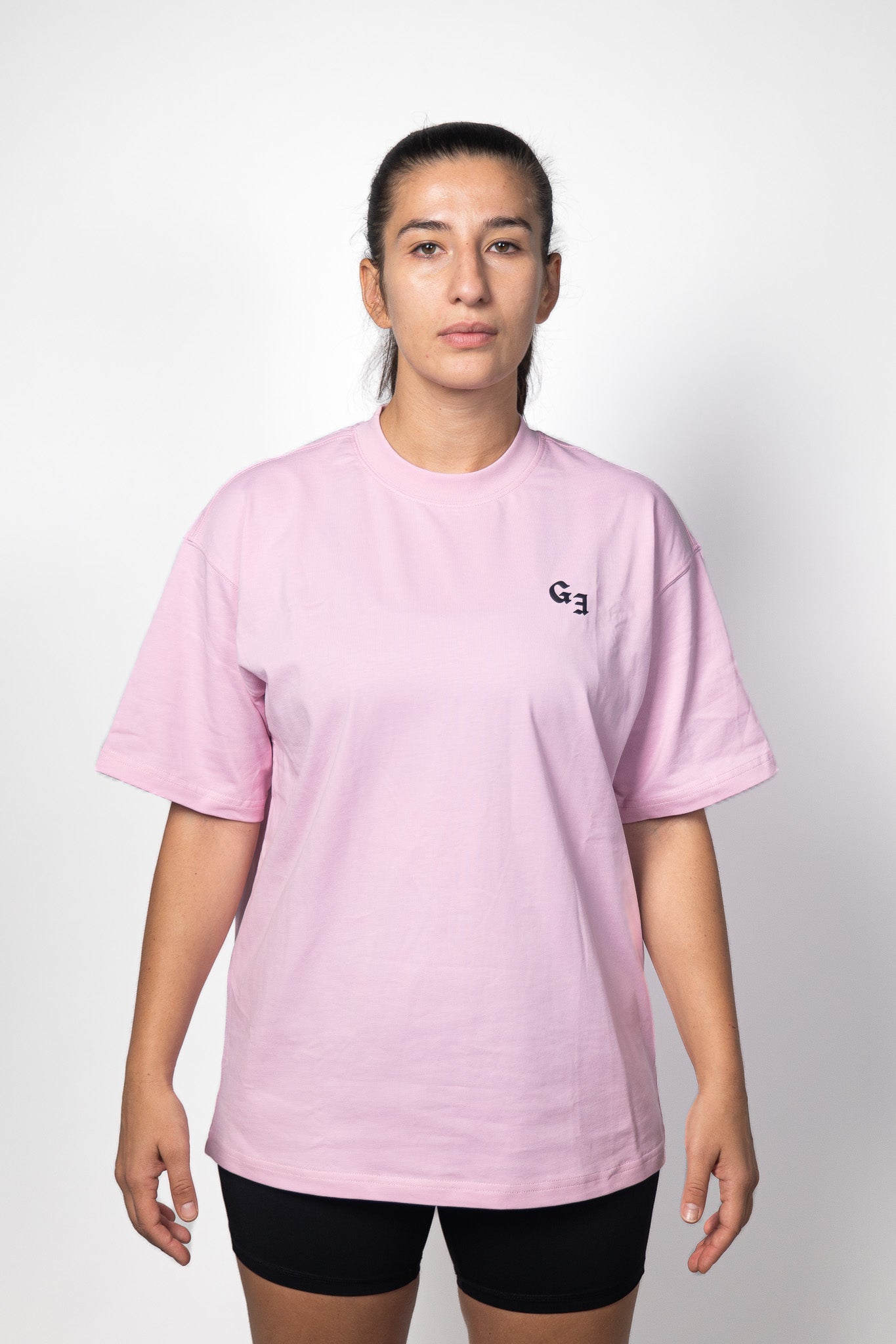 Le tee-shirt coton rose poudrée Grappler Era