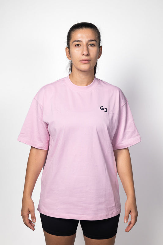 Le tee-shirt coton rose poudrée Grappler Era