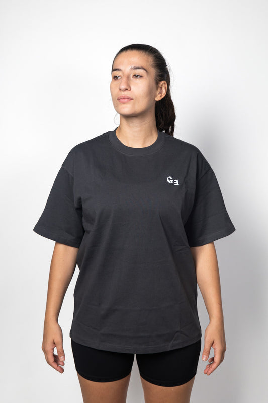 Le tee-shirt coton gris foncé Grappler Era