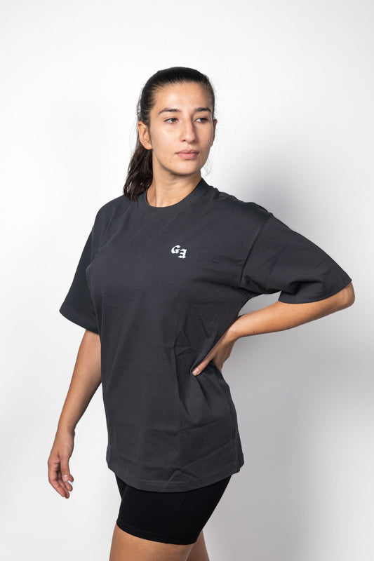 Le tee-shirt coton gris foncé Grappler Era