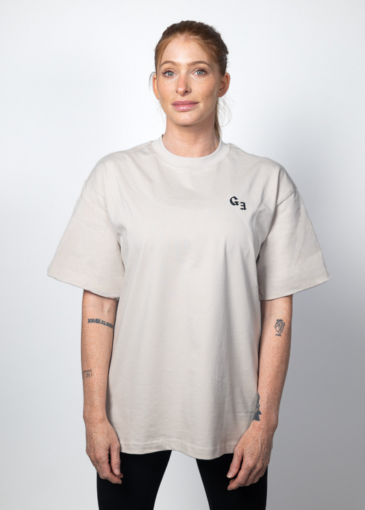 Le tee-shirt coton beige Grappler Era
