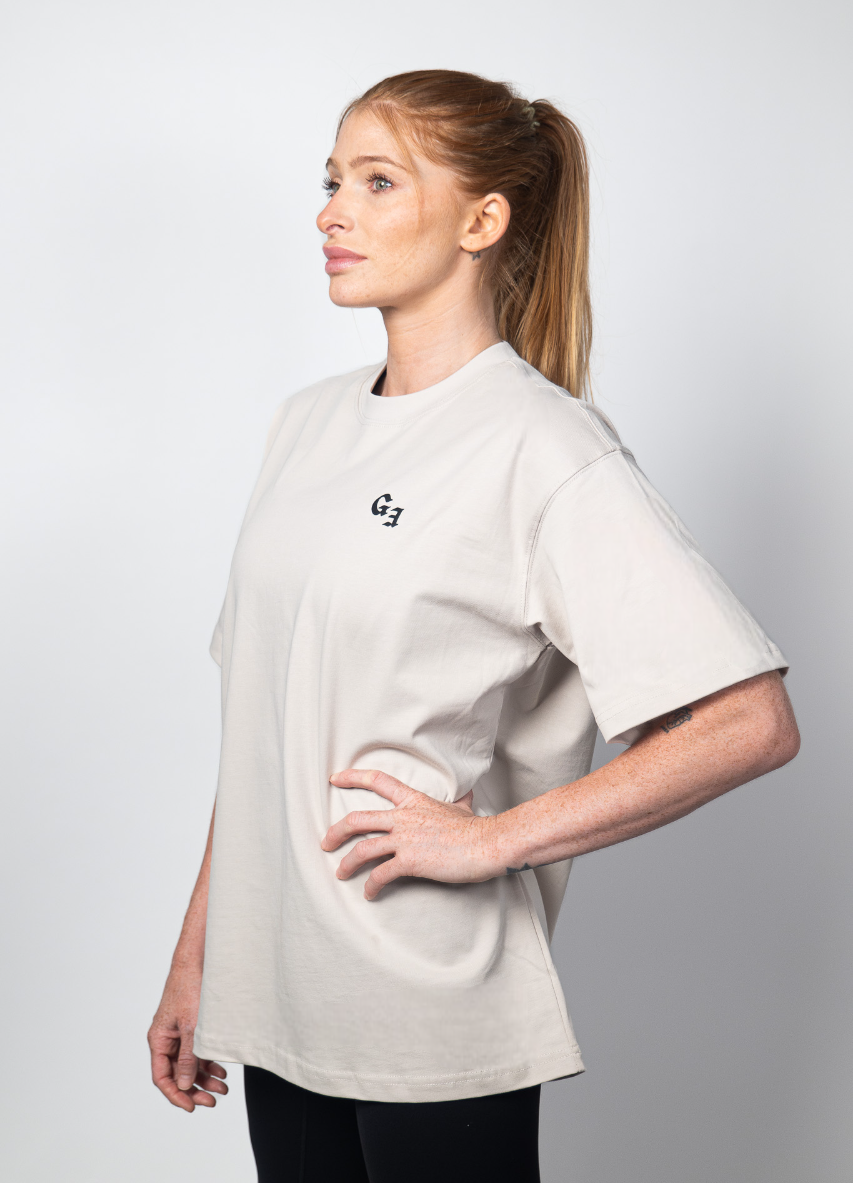 Le tee-shirt coton beige Grappler Era