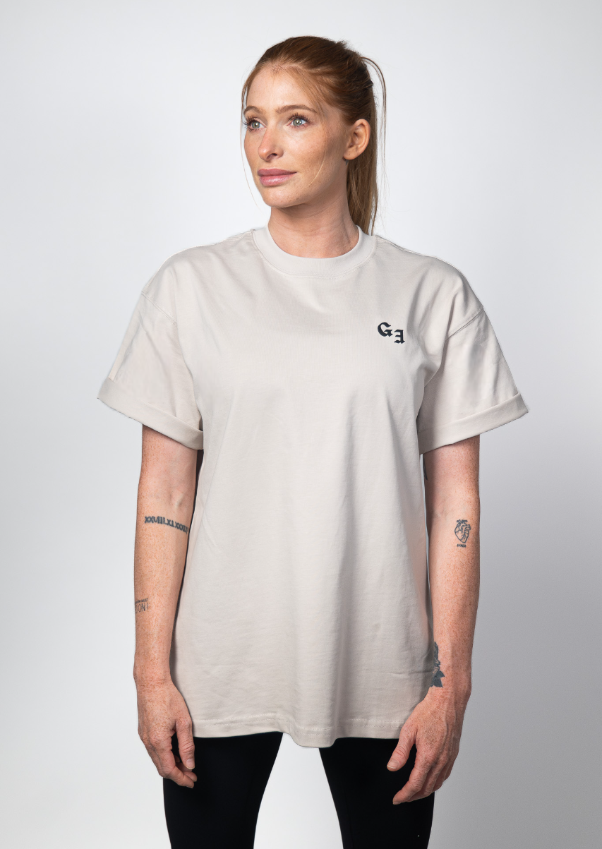Le tee-shirt coton beige Grappler Era