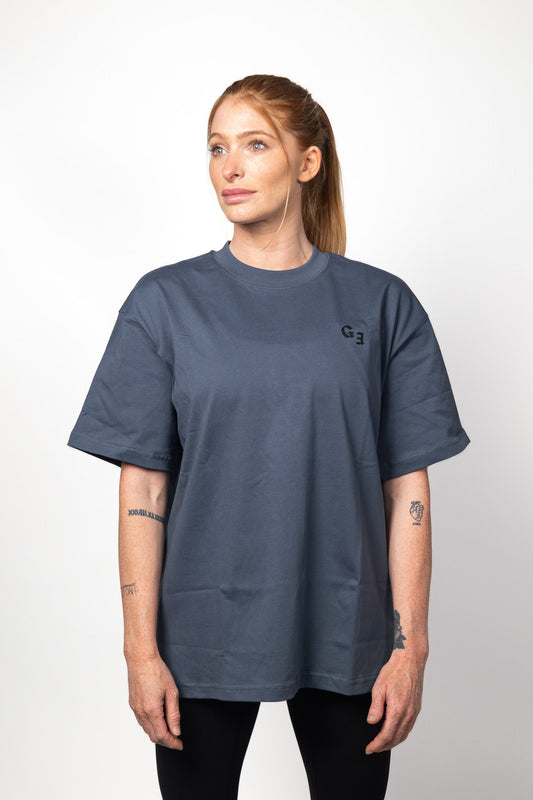 Le tee-shirt coton bleu gris Grappler Era