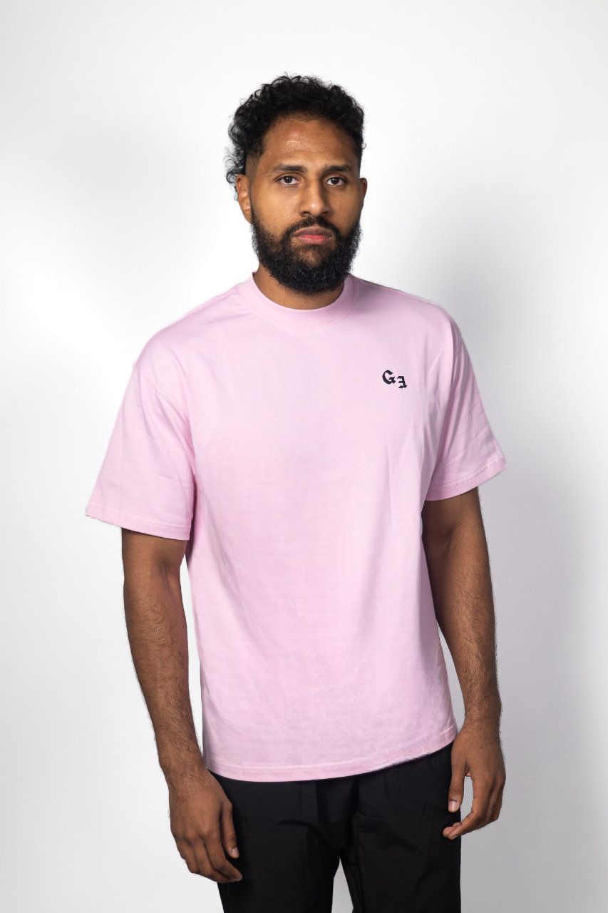 Le tee-shirt coton rose poudré Grappler Era