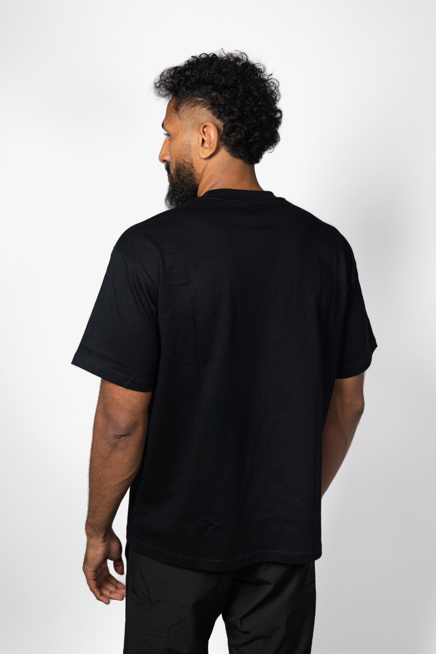 Le tee-shirt coton noir Grappler Era